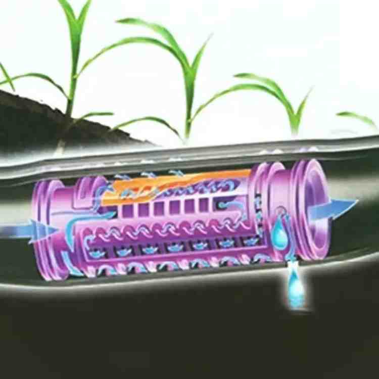 Inner round drip irrigation pipe